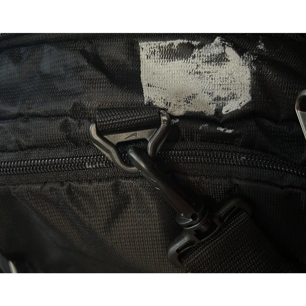 Nike Brasilia Small‎ Duffel Bag Black White Swoosh Gym Training Travel Bag